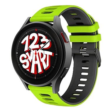 Imagem de Pulseira de Silicone Esportiva Marca 123Smart Compatível com Galaxy Watch 4 Watch 5 Watch 6 Watch 7 Pro R900 R910 R920 R905 R915 R925 40mm 43mm 44mm 45mm 47mm 46mm
