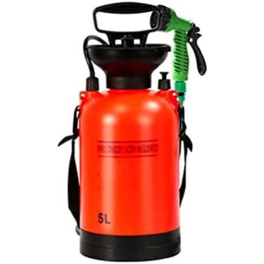 Imagem de Chuveiro Portátil, Chuveiro De Acampamento Ao Ar Livre 3L/8L, Chuveiro De Jardim Solar, Sistema De Lavagem De Carro De Viagem, Pistola De Água Multifuncional, Sem Ocupar Espaço,5L