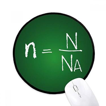 Imagem de DIYthinker Chemistry Kowledge fórmula de substância tapete de mouse desktop escritório tapete redondo para computador