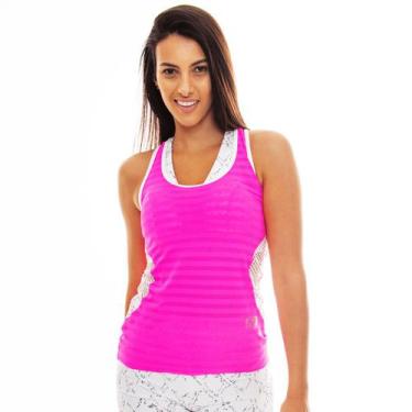 Imagem de Regata Byg Recorte Side Pink - Byg Moda Fitness