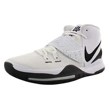 Imagem de Tênis de basquete masculino Nike Kyrie 6 Oreo BQ4630-100, White/Pure Platinum/Black, 7.5