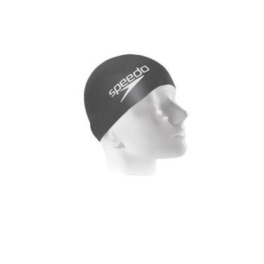 Imagem de Touca Para Natação Big Swim Cap Cinza- Speedo