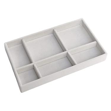 Imagem de Bandeja de joias empilhável organizador recipiente mostruário suporte de exibição de pulseira para brincos, Estilo b