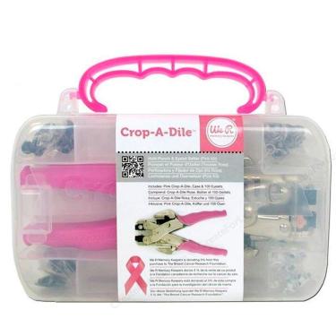 Imagem de Aplicador de Ilhós Crop a Dile Pink com Estojo e 100 Ilhoses Wer Memory Keepers 70908-4