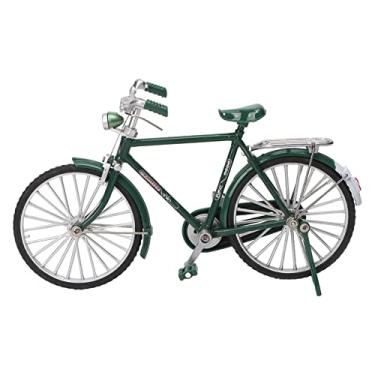Imagem de Modelo de Bicicleta Vintage, Modelo de Mini Bicicleta Com Roda Rotativa para Coleção de Decoração de Casa Exibição de Estante