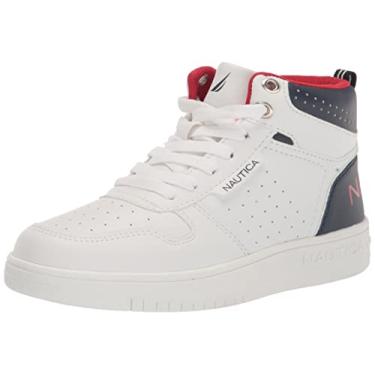 Imagem de Nautica Boys High-Top Sneakers Lace-Up Trainers Basketball Style Shoes-Oakford Youth-Americana-2