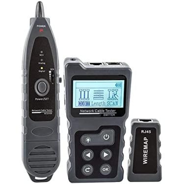 Imagem de Testador De Cabo De Rede Wire Tracker， Digital Ethernet CAT5 CAT6 LAN Poe Switch Tester Detector Display LCD Ferramentas De Rede,Remarkable88