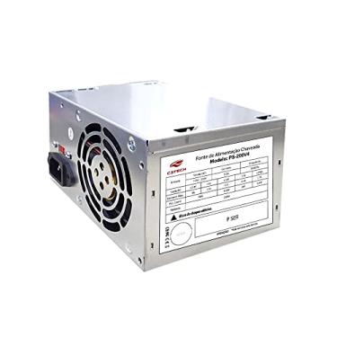 Imagem de C3Tech Fonte ATX 200w, PS-200v4 para computador, 20+4 Pinos, 115v e 230v