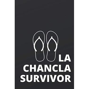 Imagem de Caderno de redação La Chancla Survivor: Funny Spanish Chancla Survivor Journal (15,24 x 22,74 cm) Blank lined (120 páginas) presente para crianças ou mães