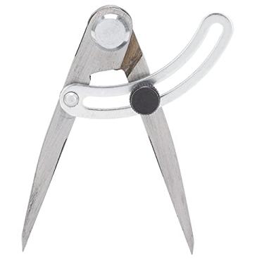 Imagem de Bússola de aço inoxidável, divisor de asas, bússola de espaçamento, ferramenta de escrita para arcos de desenho e linhas divisórias para medidor de índice para medição de tamanho de segmento de linha