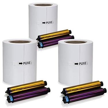 Imagem de Papel Fotográfico e Ribbon Kodak 305-3 Kits de Impressão