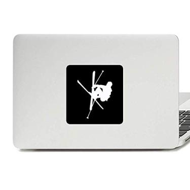 Imagem de Skateboarding Adesivo preto esportivo contorno vinil paster laptop decoração PC