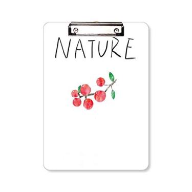 Imagem de Placa de suporte para pintura Soloisland Red Fruit Plant A4