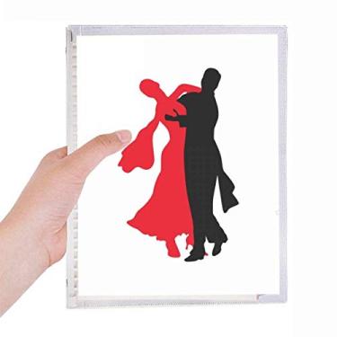 Imagem de Caderno de dança social, dançarino, dueto, dança, folhas soltas, diário recarregável, papelaria