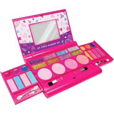 Kit de maquiagem para menina real lavável conjunto de maquiagem