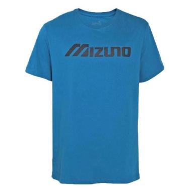 Imagem de Camiseta Mizuno Basic Big Logo Masculina - Azul