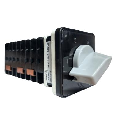 Imagem de Chave Comutadora Tripolar 5P 60G Pl Preto Knob Cinza CR16G-Si05031PC - Eaton