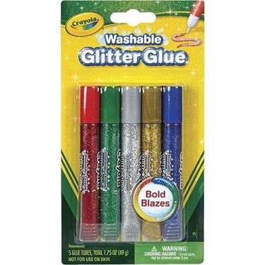 Imagem de Cola Glitter Bastão Cores Marcantes 5 Cores Crayola