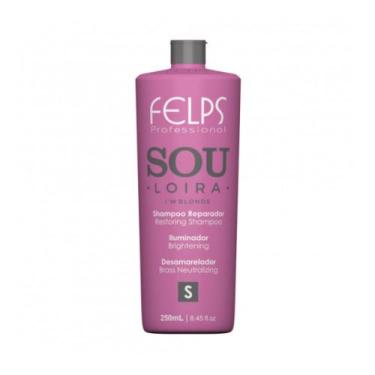Imagem de Shampoo Reparador Sou Loira - Felps - 250ml - Felps Profissional