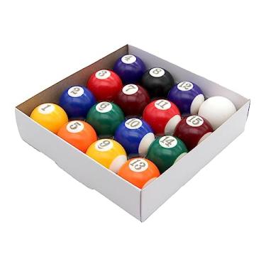 Imagem de 16 Pcs Mini Bola de Bilhar, Bolas de Bilhar, Mesa de Bilhar, Brinquedo de Bola de Bilhar para Crianças de Resina, Conjunto de Bola de Bilhar para