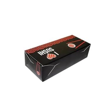 Imagem de Embalagem para sushi Delivery oriental ifood Caixa Comida Japonesa Combinados Oriental - N1 100 Unid