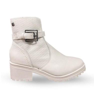 Imagem de Bota Coturno Couro Off White Bottero 532937-01