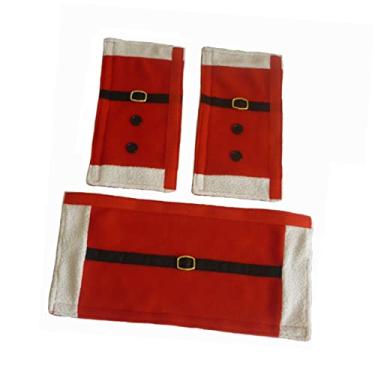 Imagem de Generic 3 Peças Decoraciones Para Salas De Casa Capa De Alça De Geladeira Enfeite De Cozinha De Natal Protetor De Geladeira De Natal Protetor De Alça De Geladeira Capas De Alça Elétrica