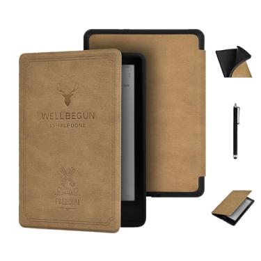 Imagem de Capa para Kindle Paperwhite de 6,8 polegadas (11ª geração, versão 2021, modelo nº M2L3EK) - Capa protetora de TPU leve, à prova de quedas e durável