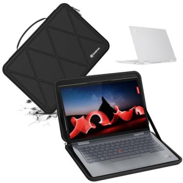 Imagem de Smatree Capa protetora rígida de EVA para Lenovo ThinkPad L14 Gen 5/X1 Yoga Gen 8/7/6 2 em 1, ThinkPad X1 Carbon Gen 11/10, IdeaPad Flex 5i/5 2 em 1, ThinkBook 14 Gen 6/7 (X8248)