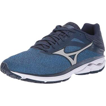 Imagem de Mizuno Tênis de corrida masculino Rider 23, Campanula - prata, 12 Wide