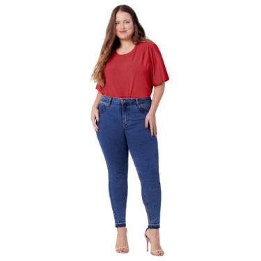 Imagem de Calça Jeans Feminina Plus Size Fit For Me (Veste 3 Tamanhos Em Uma Úni