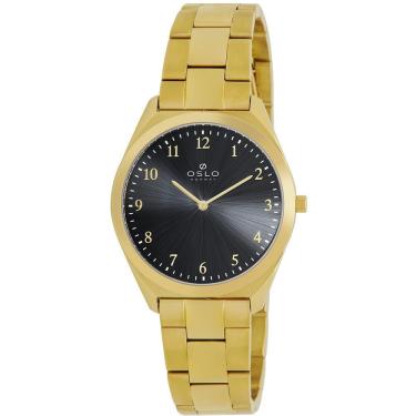 Imagem de Relógio Oslo Feminino Ref: Ofgsss9t0032 P2kx Slim Dourado