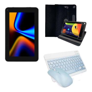 Imagem de Tablet M7 64gb 4gb Wi-fi Com Kit Teclado + Mouse Azul E Capa M7