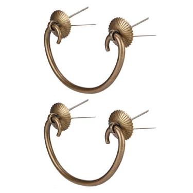 Imagem de Puxadores de Gaveta, 2 Conjuntos de Puxador de Armário, Puxador de Gaveta, Armário, Cômoda, Anel Com Parafusos, Puxadores de Armário e Móveis