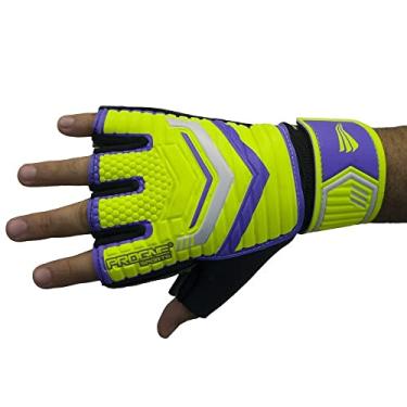 Imagem de PROGNE SPORTS Trainning, Luva de Futebol para Goleiro Masculino e Feminino, Preto/Amarelo, G