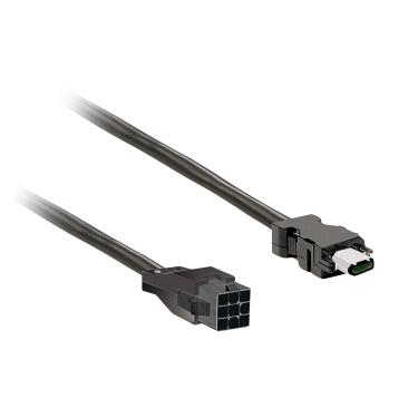 Imagem de Cabo De Potência P/Servo Motor BCH2 S/Freio Conector Plástico VW3M5D1AR30 - Schneider