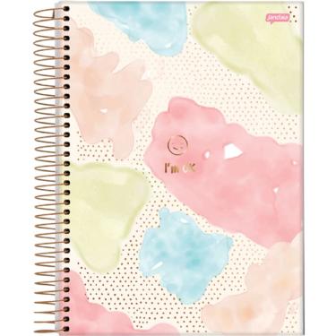 Imagem de Caderno Universitário La Creme Capa Dura 12 Matérias 192 Folhas Jandaia