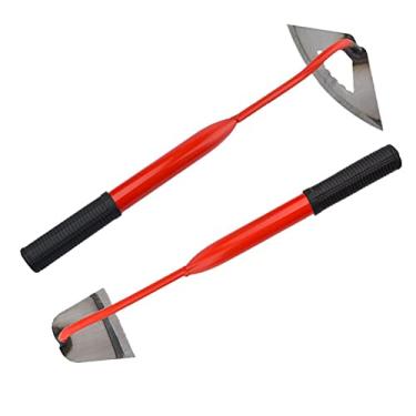 Imagem de Ferramenta Portátil para Capina e Afrouxamento de, Enxada de Aço, para Plantio de Jardim, Material de Aço + TPR, 40 Cm (2)