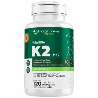 Imagem de Vitamina K2 MK7-120 Cápsulas 350mg Floral Ervas