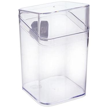 Imagem de Porta Escova Slim Branco Metalizado De Plastico, UZ