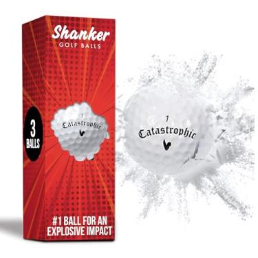 Imagem de Bolas de golfe Shanker Exploding – Bolas que explodem no impacto – Piada engraçada para golfistas (manga de 3, novidade)