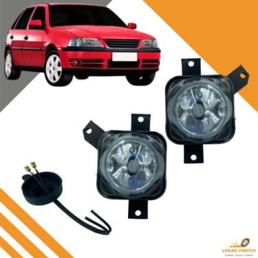 Imagem de Par Farol Milha Gol G3 Saveiro Parati 1999 2000 2001 Á 2005 - BBS