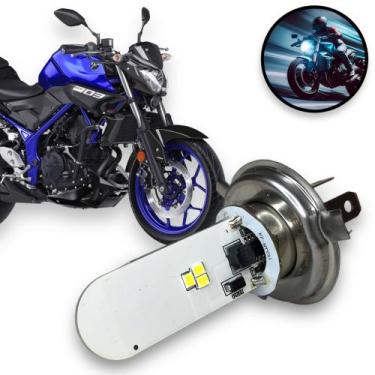 Imagem de Lâmpada Led Moto Yamaha Mt 03 H4 6500k Super Branca - Autovex
