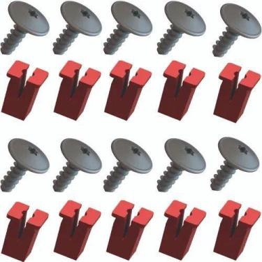 Imagem de Kit Bucha Parafuso Parachoque Gol Parati Saveiro 20 pçs - PCFIX