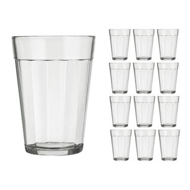 Imagem de Jogo 12 Copo Americano Clássico 190ml Vidro Café Chopp Nadir - NADIR F