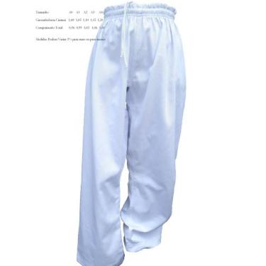 Imagem de Calça Adulto Taekwondo e Karatê Com Elástico e Cordão de Amarrar Cor B