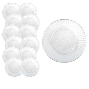 Imagem de Conjunto de 12 Pratos Temperado Primavera 23cm Duralex Raso - Nadir Fi