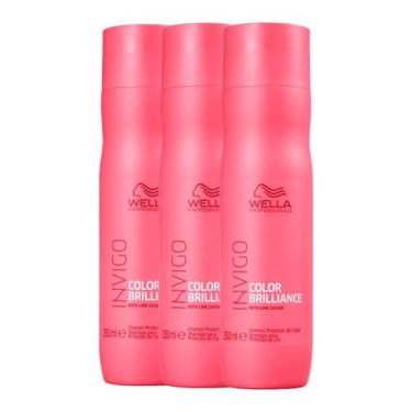 Imagem de Kit 3 Color Brilliance Shampoo 250ml - Wella - Wella Professionals