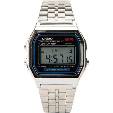 Imagem de Relógio Unissex Casio Vintage A159Wa-N1Df Digital, Prata