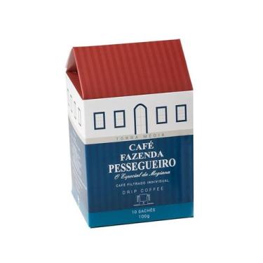 Imagem de Café Fazenda Pessegueiro Drip Coffee 10 Sachês
